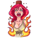 😩-Morgana the Witch, Telegram Sticker