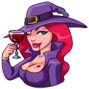 😉-Morgana the Witch, Telegram Sticker