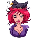 😴-Morgana the Witch, Telegram Sticker