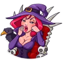 😴-Morgana the Witch, Telegram Sticker