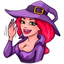 👋-Morgana the Witch, Telegram Sticker