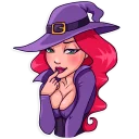☺️-Morgana the Witch, Telegram Sticker