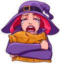 😭-Morgana the Witch, Telegram Sticker