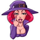 😜-Morgana the Witch, Telegram Sticker