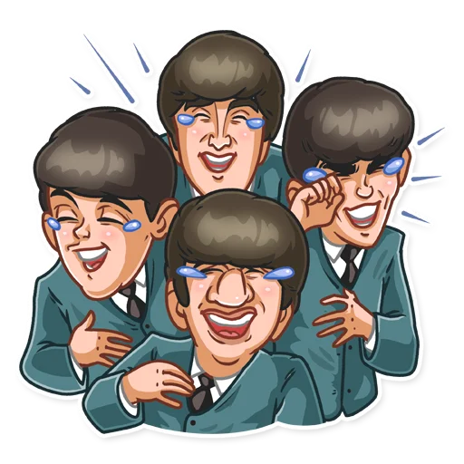 The Beatles, telegram sticker