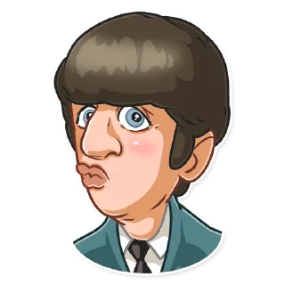 🥺-The Beatles, Telegram Sticker
