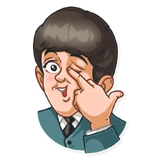 🖕-The Beatles, Telegram Sticker