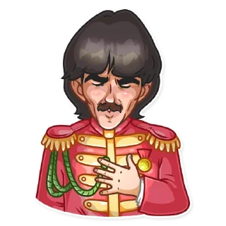 😌-The Beatles, Telegram Sticker