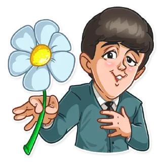 💐-The Beatles, Telegram Sticker