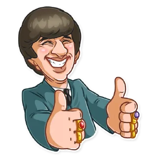 👍-The Beatles, Telegram Sticker