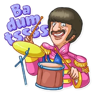🤪-The Beatles, Telegram Sticker