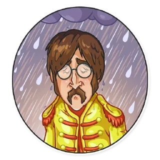 😢-The Beatles, Telegram Sticker