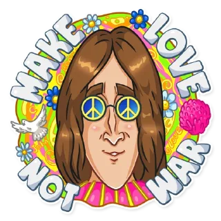 🥰-The Beatles, Telegram Sticker