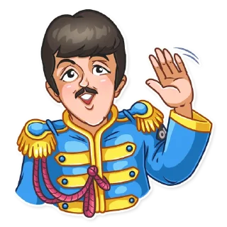 👋-The Beatles, Telegram Sticker