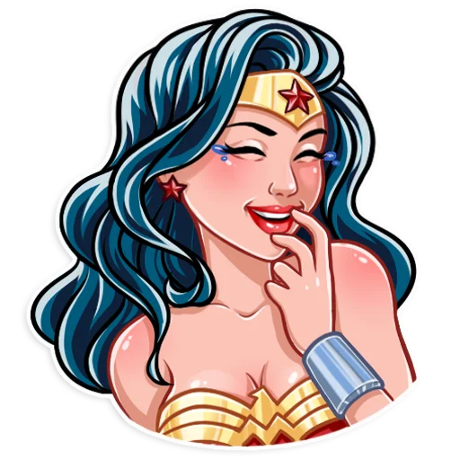 Wonder Woman, telegram sticker