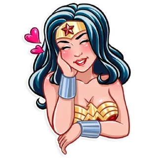 🥰-Wonder Woman, Telegram Sticker