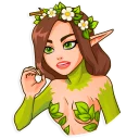 🙅-Wood Nymph, Telegram Sticker