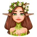 😑-Wood Nymph, Telegram Sticker