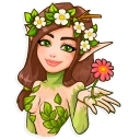 ☺️-Wood Nymph, Telegram Sticker