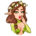 😒-Wood Nymph, Telegram Sticker