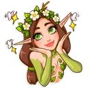 ☺️-Wood Nymph, Telegram Sticker