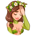 🤦-Wood Nymph, Telegram Sticker