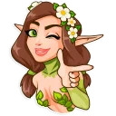😉-Wood Nymph, Telegram Sticker