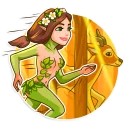 🏃-Wood Nymph, Telegram Sticker
