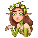 👀-Wood Nymph, Telegram Sticker