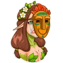 😭-Wood Nymph, Telegram Sticker