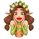 😲-Wood Nymph, Telegram Sticker