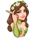 ☝-Wood Nymph, Telegram Sticker
