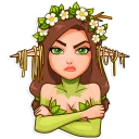 🤔-Wood Nymph, Telegram Sticker