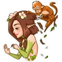 💅-Wood Nymph, Telegram Sticker