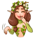 😂-Wood Nymph, Telegram Sticker