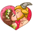 ❤-Wood Nymph, Telegram Sticker