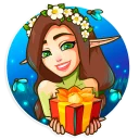 🎁-Wood Nymph, Telegram Sticker