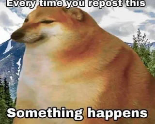 🙂-@stickerbags Cheems Doge Pack 2 (@CalsiBot), Telegram Sticker