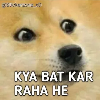 😳-@stickerbags Cheems Doge Pack 2 (@CalsiBot), Telegram Sticker