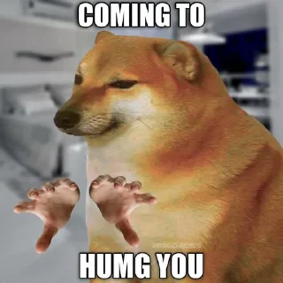 😁-@stickerbags Cheems Doge Pack 2 (@CalsiBot), Telegram Sticker