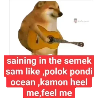 🎵-@stickerbags Cheems Doge Pack 2 (@CalsiBot), Telegram Sticker