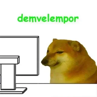 🤓-@stickerbags Cheems Doge Pack 2 (@CalsiBot), Telegram Sticker