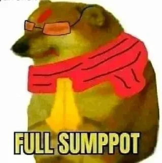 🙏-@stickerbags Cheems Doge Pack 2 (@CalsiBot), Telegram Sticker