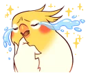 😭-Coca Bird (Xane's Edit), Telegram Sticker