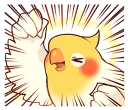 🤗-Coca Bird (Xane's Edit), Telegram Sticker