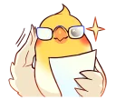 🤓-Coca Bird (Xane's Edit), Telegram Sticker