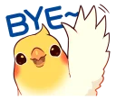✋-Coca Bird (Xane's Edit), Telegram Sticker