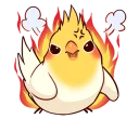 😡-Coca Bird (Xane's Edit), Telegram Sticker