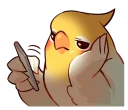 🙁-Coca Bird (Xane's Edit), Telegram Sticker