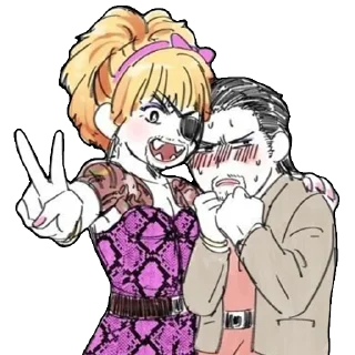 ✌️-yakuza nani, Telegram Sticker